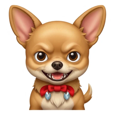 Create an angry chihuahua sticker