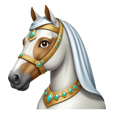 Arabian horse native costume  sticker