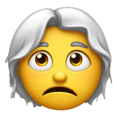 sad with tears face emoji sticker