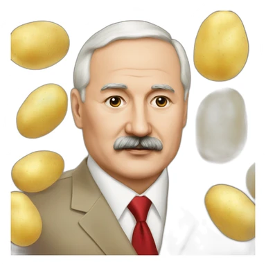 lukashenko and potato sticker