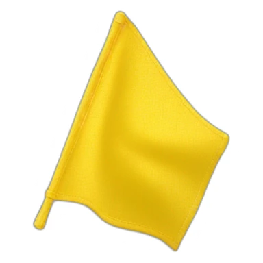 yellow penalty flag sticker