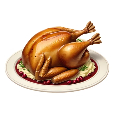 festive meal sticker