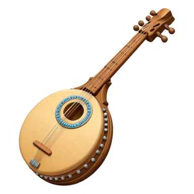 wooden ding instrument sticker
