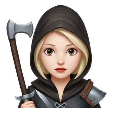 woman executioner sticker