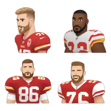 Football + Taylor swift + travis kelce sticker