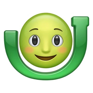 i need a emoji fher its green and in the text behind success is like bet ledger in transparent form sticker