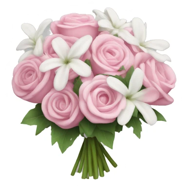 bouquet of flowers pink and white  sticker