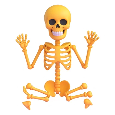 skeleton 3d emoji sticker
