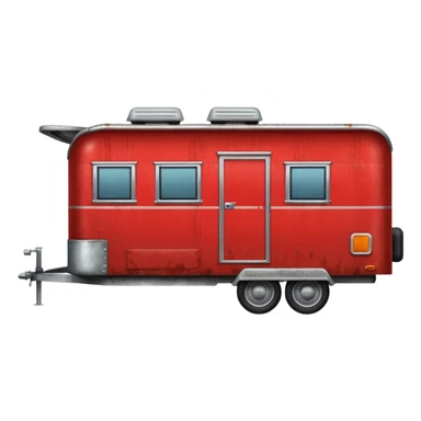 Tráiler rojo sticker