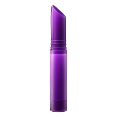 Realistic tube of grape lip gloss sticker