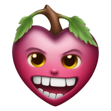 bleeding heart brown skin sticker