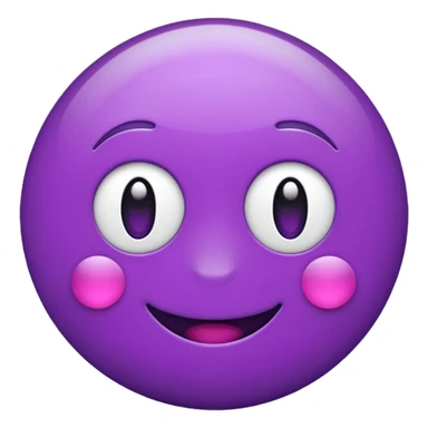 purple prompt emoji sticker