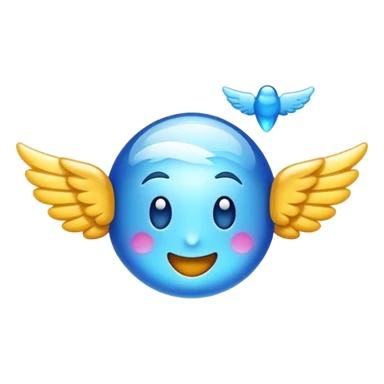 flying emoji sticker