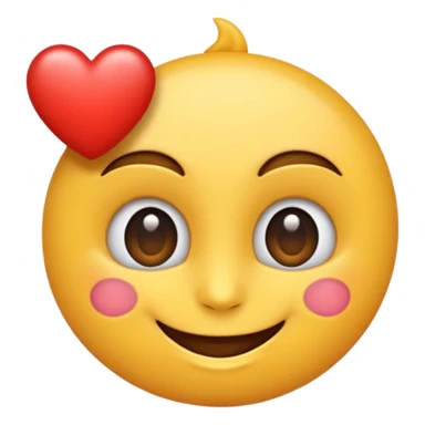 Un emoji qui souris avec fierté et les l’arme aux yeux  sticker