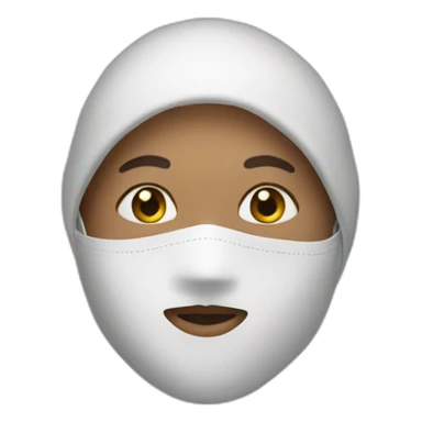 Sheet face mask  sticker
