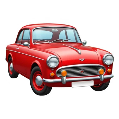 car with garden sticker