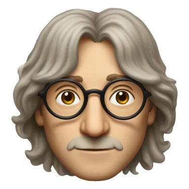 John Lennon emoji sticker