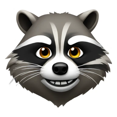 Smoking raccoon  sticker