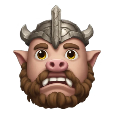 pig-god-of-war sticker