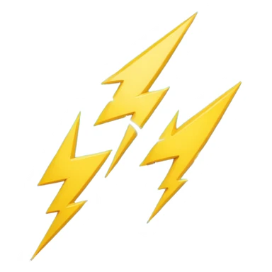 Calendar with two clashing lightning bolts sticker