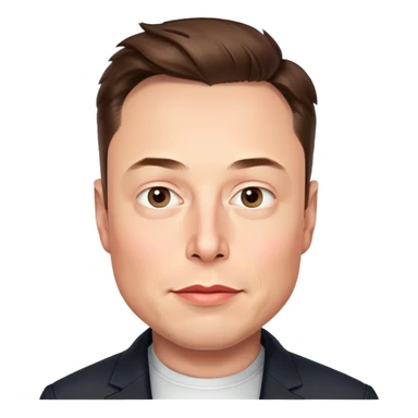 Elon mask sticker