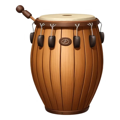bombo legüero, typical Argentine folk percussion instrument sticker