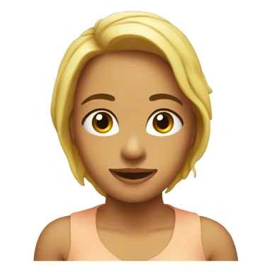 Chica bañándose  sticker