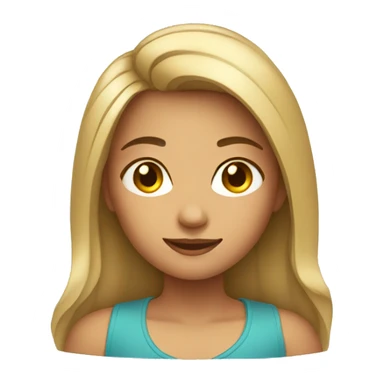 girl face 12 years sticker