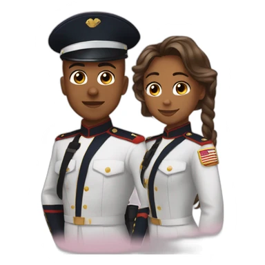 Marine et Gabi sticker