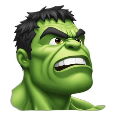Hulk send a kiss sticker