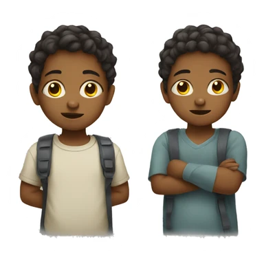 child showing empathy sticker