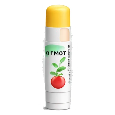 lip balm with label sticker