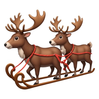 now make alot of them pulling a sleigh \ sticker