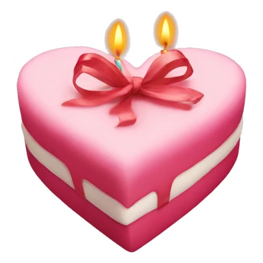 Birthday heart sticker