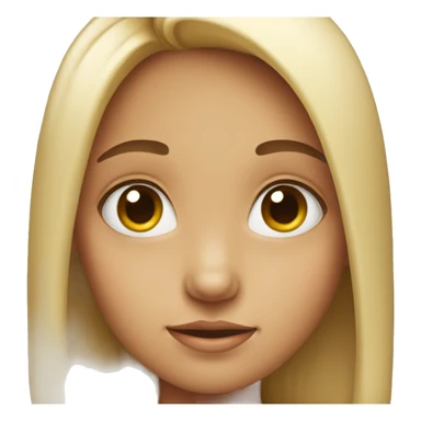 Small girl with cute eyes  sticker