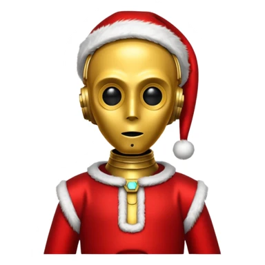 c3po santa sticker