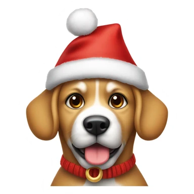 Perro navideño  sticker