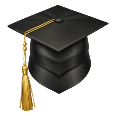graduate cap sticker