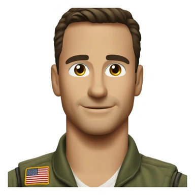 Nick "Goose" Bradshaw in top gun sticker