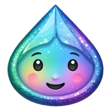 Glitter inner ciclo sticker