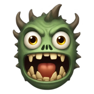 Monstre terrifiant sticker