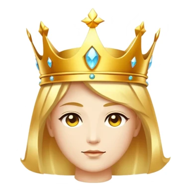 god mode avatar with divine aura and crown sticker