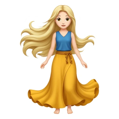 Naked woman full view sticker