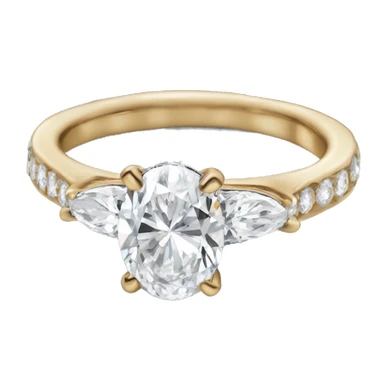 3 carat oval engagement ring gold band sticker
