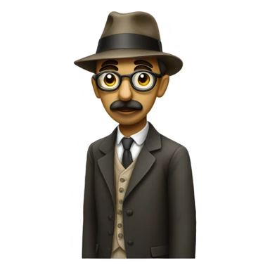 apontando para tela sticker