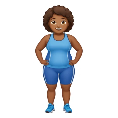 Brown skin fat booty  sticker