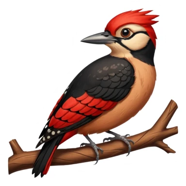 wood pecker sticker