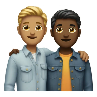 A gay couple sticker