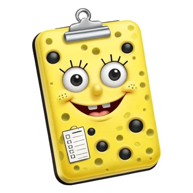 Floating shopping list from sponge bob with the words “woman’s hormones” on it  sticker