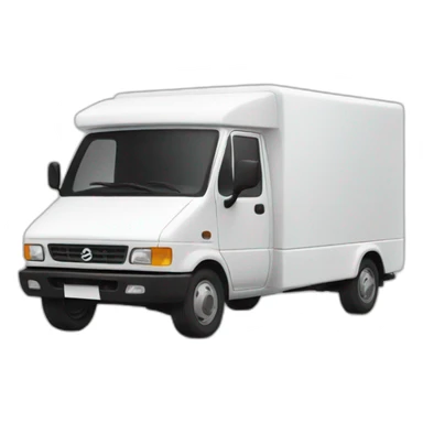 une camionette blanche sticker
